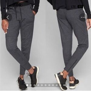 Athleta Flux Street charcoal grey joggers, size XS, athleisure